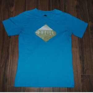 Vtg O'Neill T Shirt Tee Large Short Sleeve Round Neck Cotton Mens Blue Surf Wear